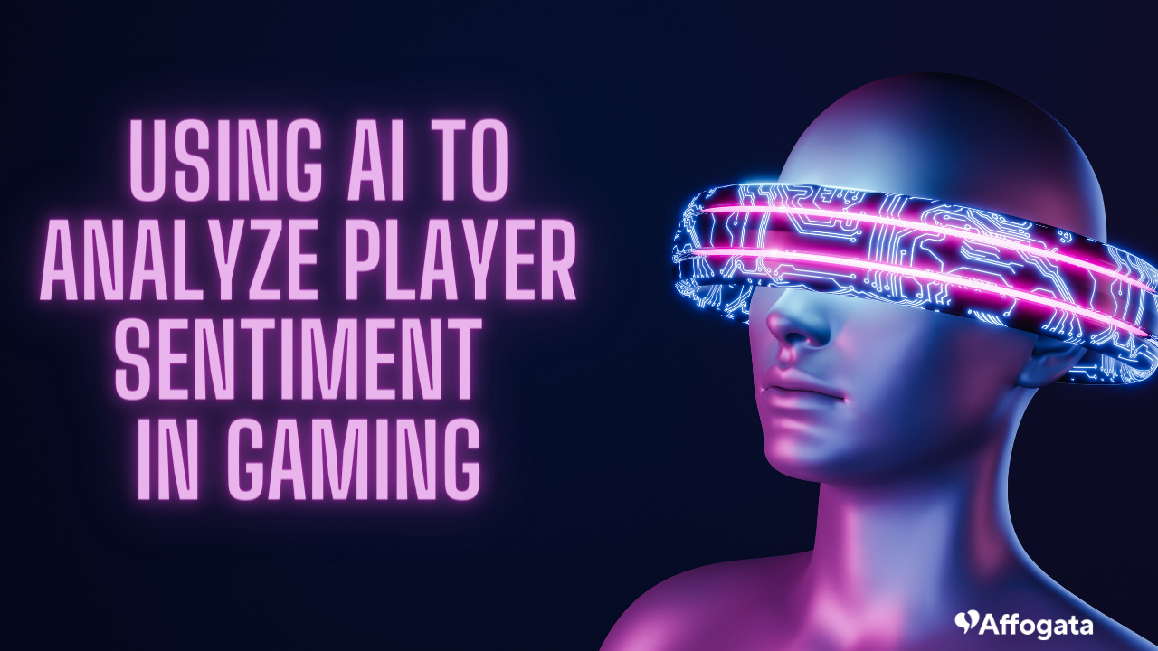 Using AI to analyze player sentiment in gaming. Photo of a robot
