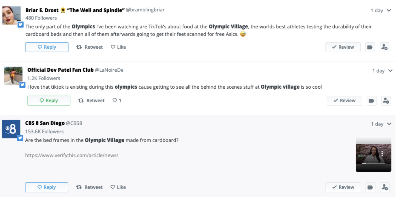 twitter comments
