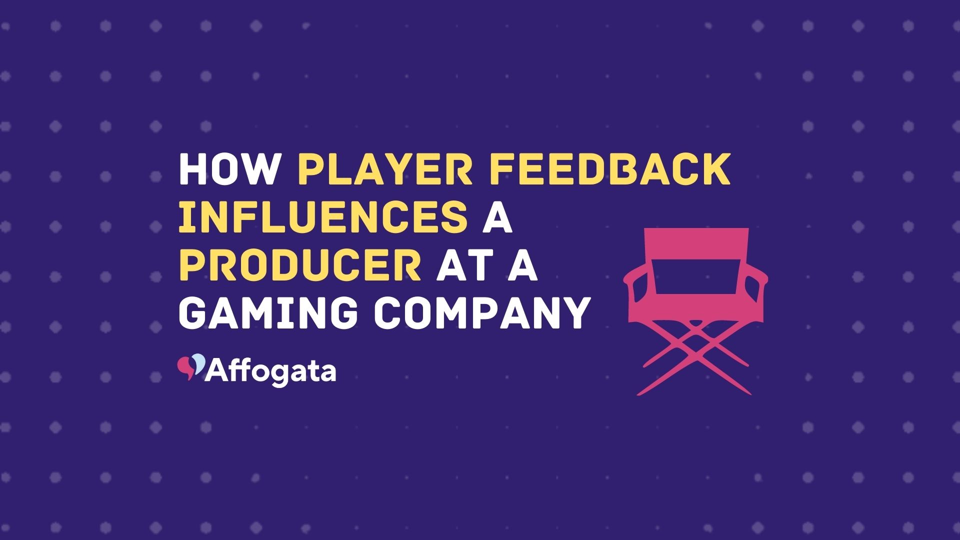 How player feedback influences a producer at a gaming company